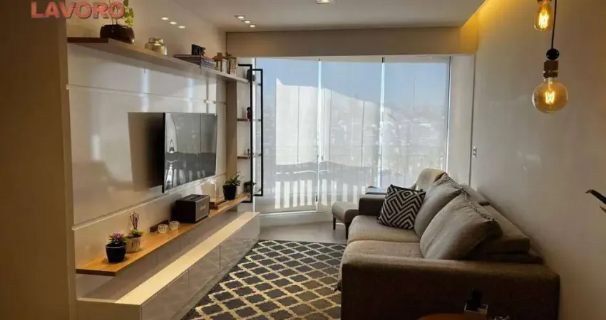 Apartamento 3 dormitórios (1 suíte) à venda, Vila Ipojuca, 81 m², 2 vagas, mobiliado, sala 2 amb, sacada, coz.amer., lazer c/piscina aquecida, S.Paulo