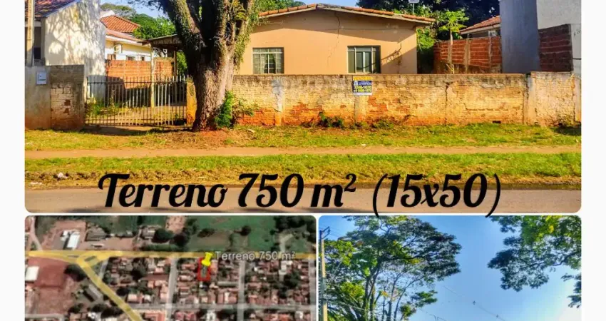 Terreno de 750m² ideal para barracão industrial, área de lazer ou moradia, Iguaraçu-PR
