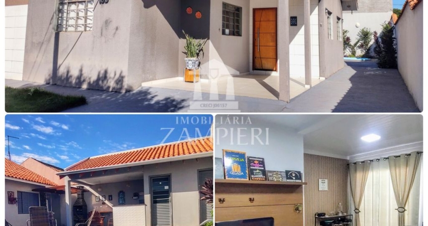 Casa de 99m², com edícula de 30m²  em terreno de 264,00m², situado no Jardim Arnaldo de Souza Miranda, no Município de Iguaraçu-PR