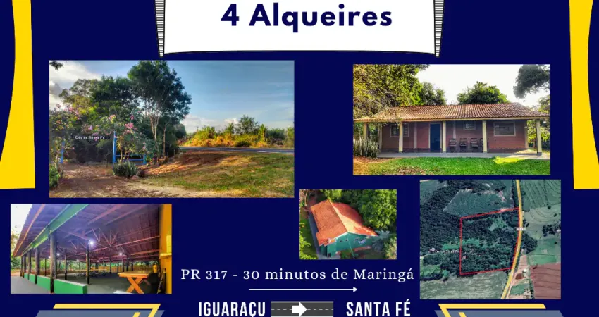 4,04 Alqueires as Margens da PR 317 entre Iguaraçu e Santa Fé