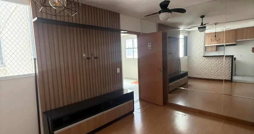 Apartamento para locação com planejados e ar condicionado, 2quartos.