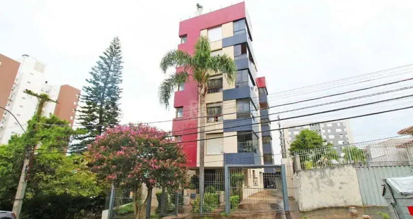 Apartamento de dois dormitórios e uma vaga de garagem na Rua Marcelo Gama, bairr