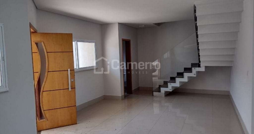 Casa com 3 dormitórios, sendo 1 suíte e 2 demi-suítes,  à venda, 221 m² por R$ 800.000 - Terras de