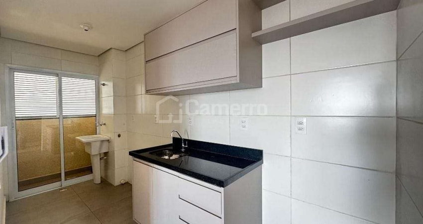 Apartamento com 2 dormitórios para alugar, 59 m² por R$ 1.350/mês - Balneário Salto Grande - Americ