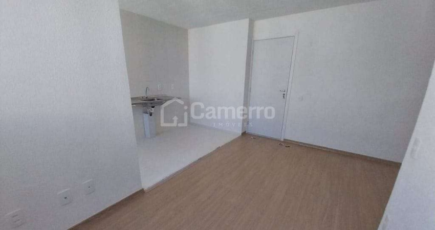 Apartamento com 2 dormitórios para alugar, 50 m² por R$ 1.310,00/mês - Recreio Alvorada - Santa Bár