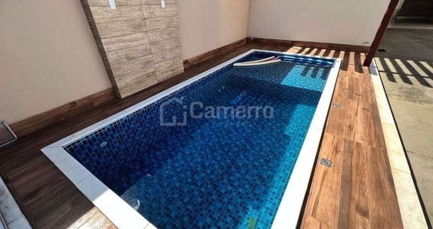 Casa com 3 dormitórios para alugar, 120 m² por R$ 3.400,00/mês - Parque Planalto - Santa Bárbara D'
