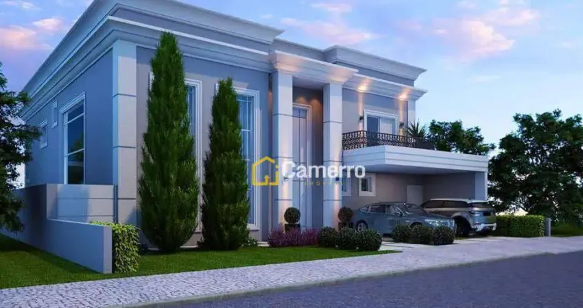 Casa em condomínio com 5 dormitórios e 5 suítes à venda, 430 m² por R$ 3.800.000 - Loteamento Residencial Jardim Villagio - Americana/SP