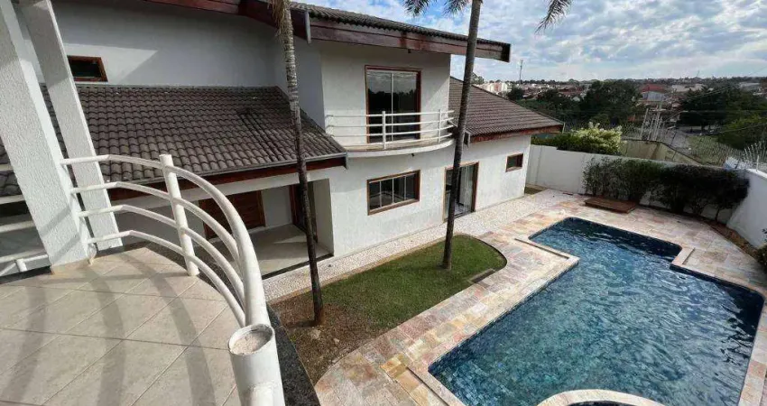 Casa com 4 dormitórios para alugar, 371 m² por R$ 12.500/mês - Vale das Paineiras - Americana/SP
