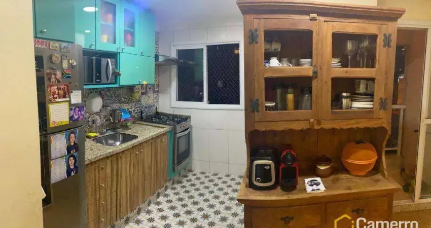 Apartamento com 3 dormitórios à venda, 66 m² por r$ 320.000,00 - centro - americana/sp