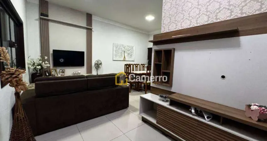 Casa com 3 dormitórios. sendo 1 suíte,  à venda, 127 m² por R$ 630.000 - Parque Universitário - Americana/SP
