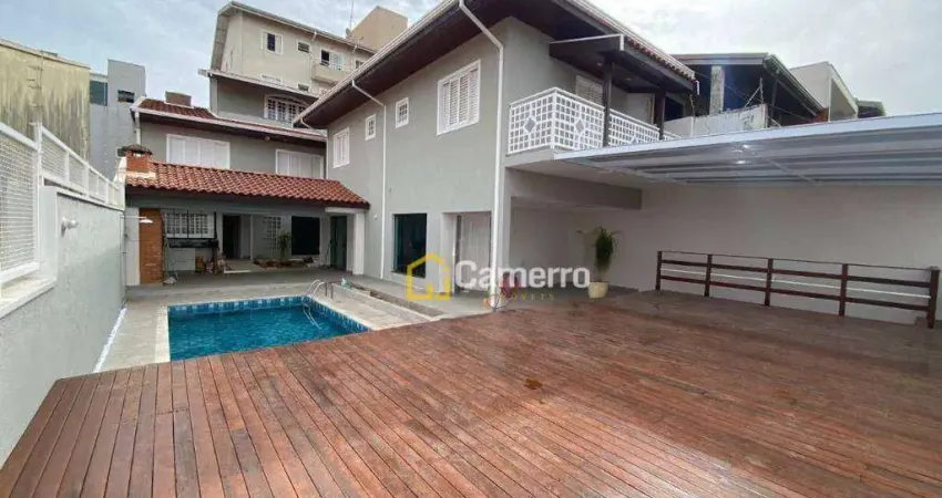Casa com 4 dormitórios para alugar, 425 m² por r$ 6.200/mês - catharina zanaga - americana/sp