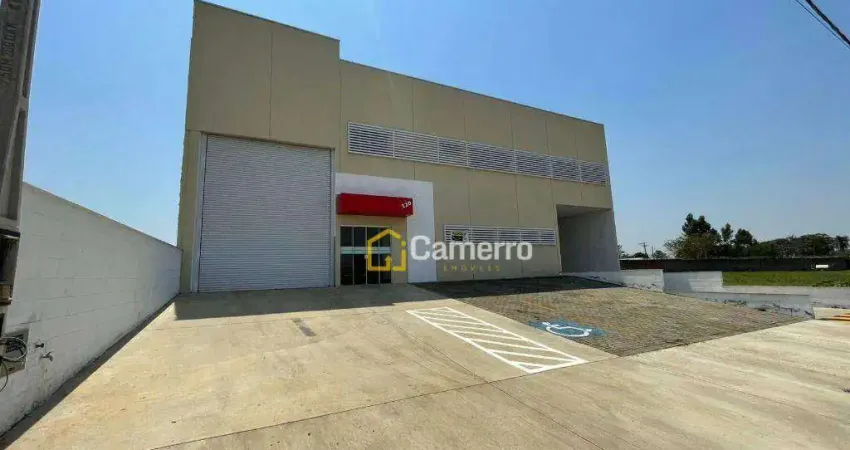 Galpão para alugar, 894 m² por r$ 15.004/mês - parque industrial souza queiroz - limeira/sp