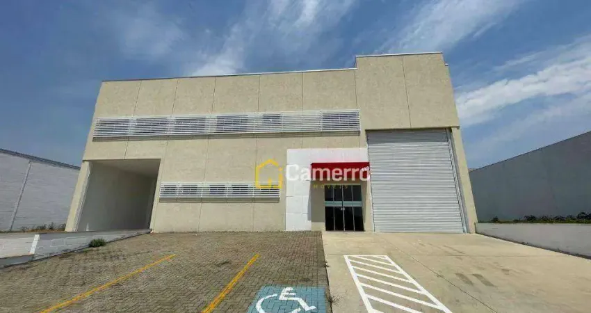 Galpão para alugar, 842 m² por r$ 14.163/mês - parque industrial souza queiroz - limeira/sp