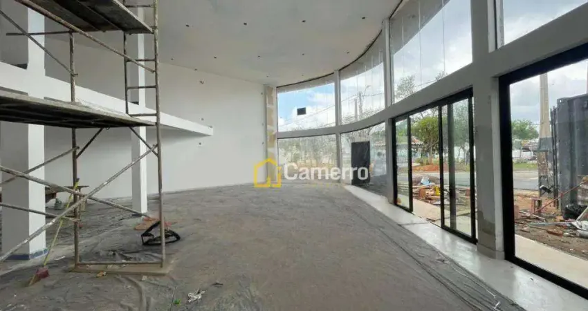 Salão para alugar, 202 m² por r$ 11.000/mês - jardim ipiranga - americana/sp