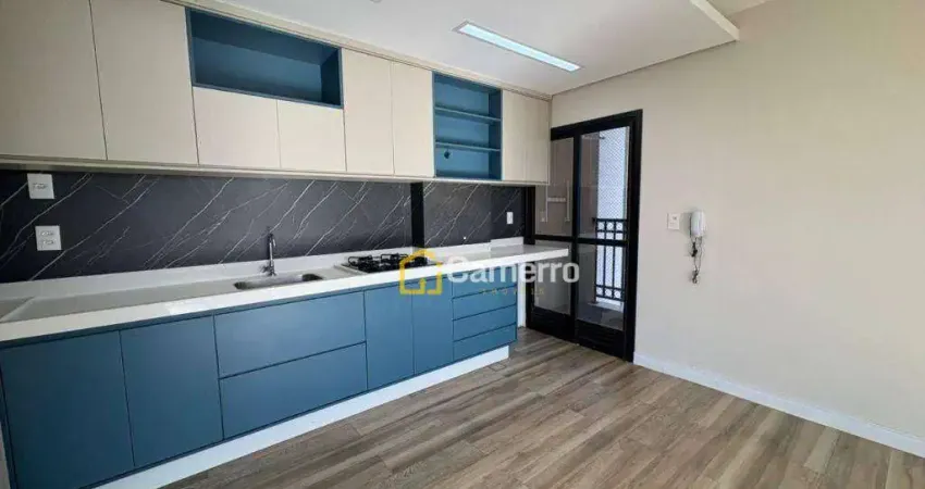 Apartamento com 2 dormitórios para alugar por r$ 3.300/mês - jardim ipiranga - americana/sp