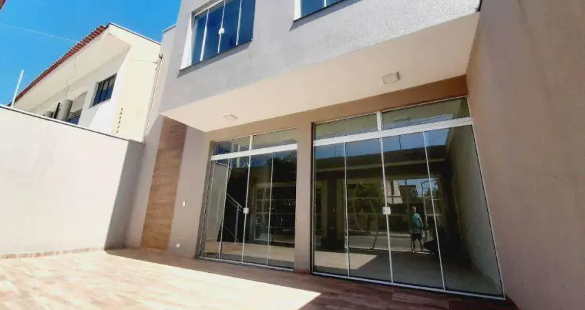 Salão para alugar, 200 m² por r$ 2.835,00/mês - jardim dona regina - santa bárbara d'oeste/sp