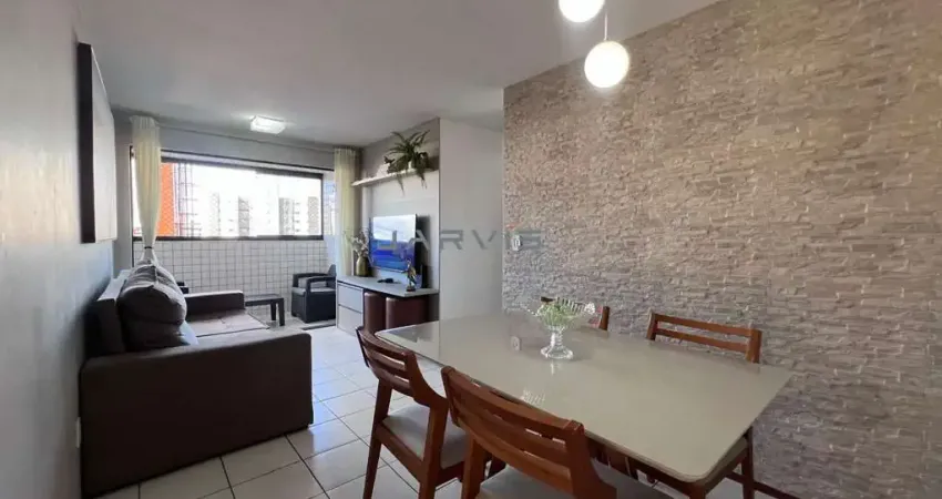 Apartamento 3/4, semi-mobiliado no bairro do Poço - R$ 560.000,00