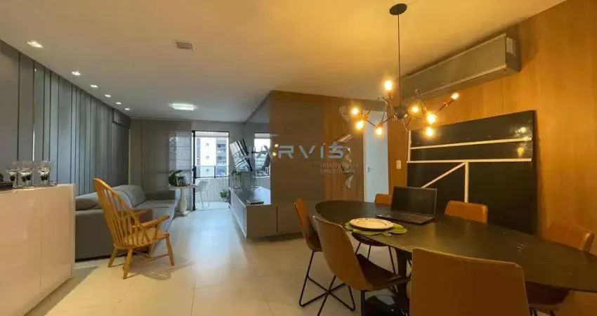Apartamento 3/4 mobiliado com 98m2 nascente na Jatiúca R$ 950.000,00