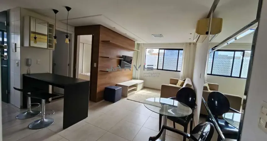 Apartamento quarto e sala na Jatiúca mobiliado - R$ 425.000,00