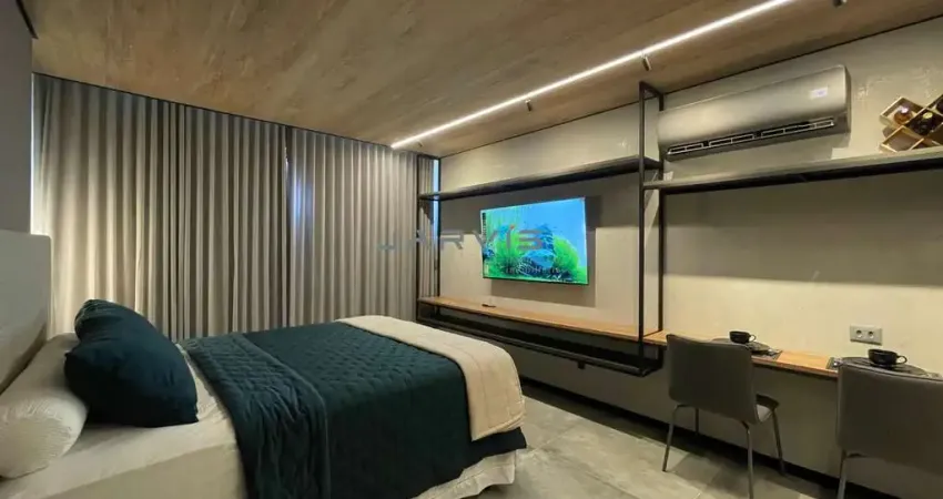 Studio de Alto Padrão Mobiliado na praia de Pajuçara - Edf New Time R$ 880 mil