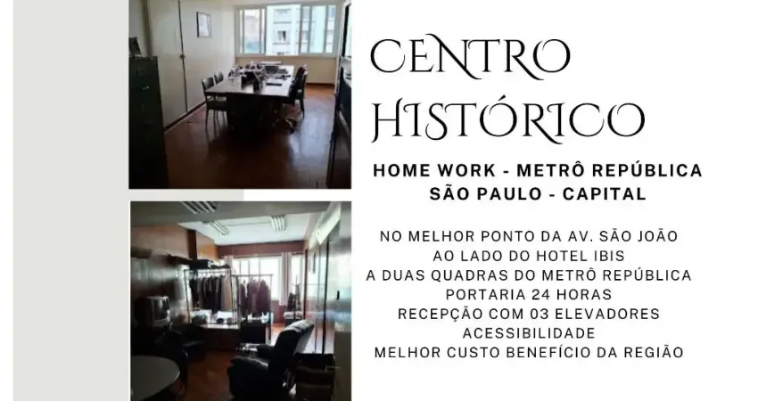 Kitnet / Stúdio para alugar na Avenida São João, 1086, República, São Paulo