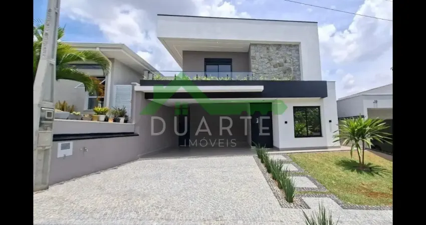 Casa Sobrado Nova à Venda no Condomínio Villa Flora em Valinhos – Alto Padrão, Moderna e Completa!