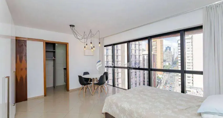 Apartamento para alugar, 33 m² por R$ 2.450,00/mês - Centro - Curitiba/PR
