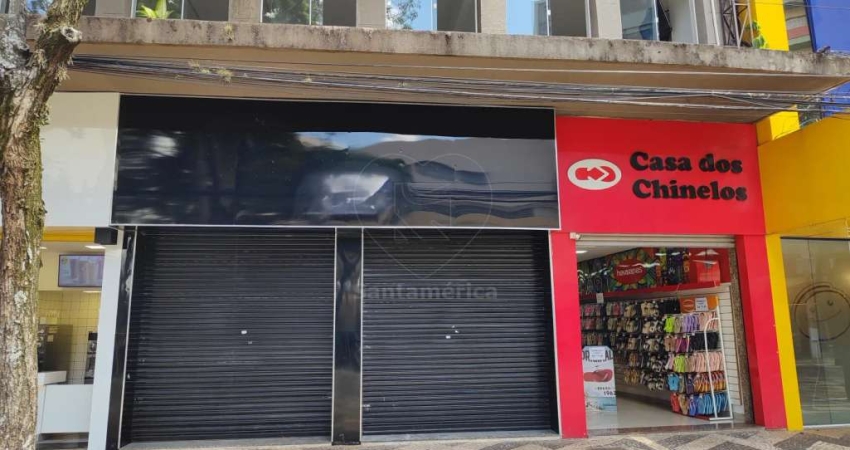 Loja para alugar no calçadão de Londrina de frente ao Teatro Ouro Verde