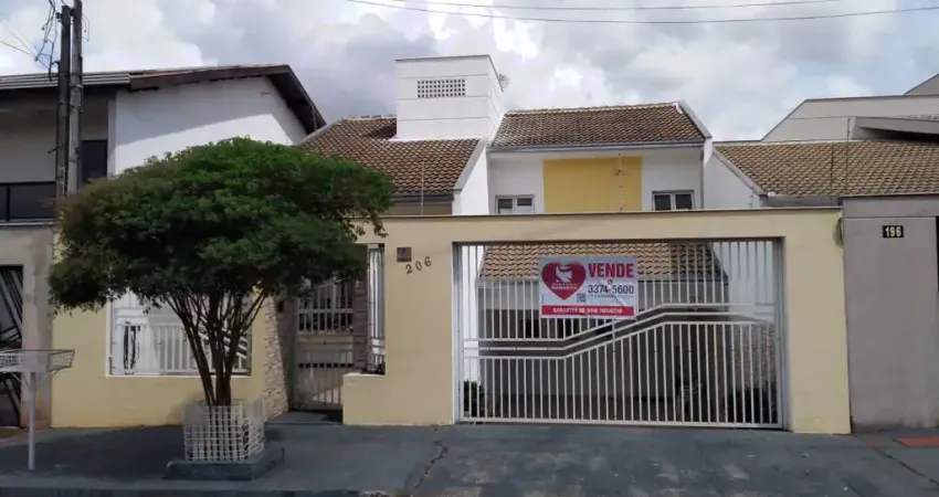Casa assobradada à venda no jardim santa mônica, zona norte de londrina - 3 quartos