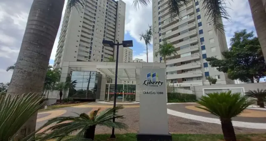 Apartamento para locação no edifício liberty tower na gleba palhano com 2 quartos