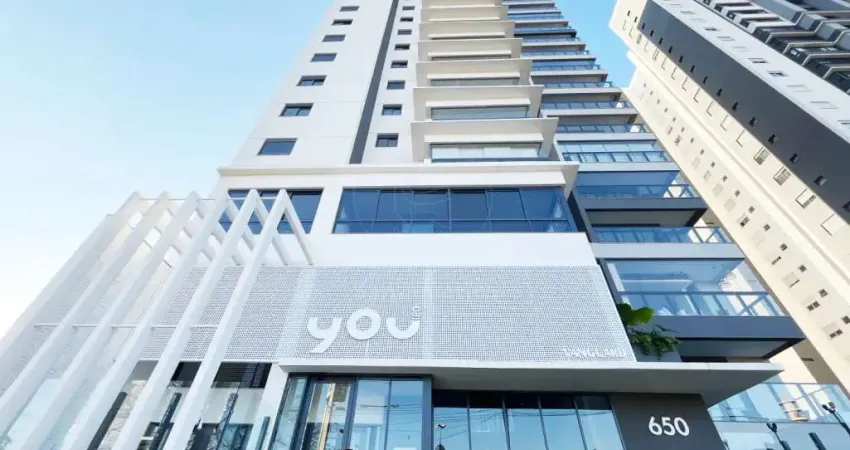 Apartamento à venda e para alugar no Edifício You 180 com dois dormitórios e varanda gourmet na Gleba Palhano, Londrina