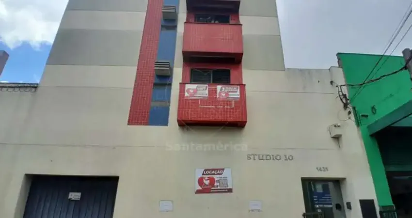 Apartamento para alugar no edifício studio 10 com 1 quarto na região central de londrina