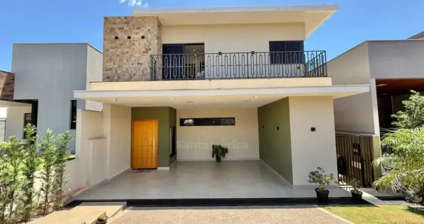 Casa sobrado à venda na Região Leste de Londrina no Condomínio Tangará com 5 quartos sendo 2 suítes