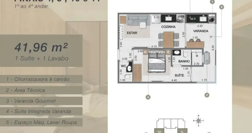 Apartamento com 1 quarto à venda em Toninhas, Ubatuba