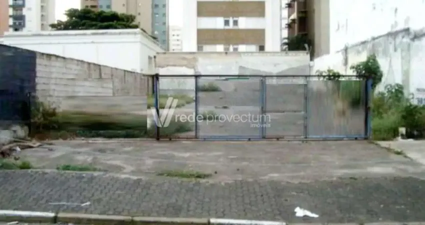 Terreno comercial para alugar na Rua General Osório, 1865, Cambuí, Campinas