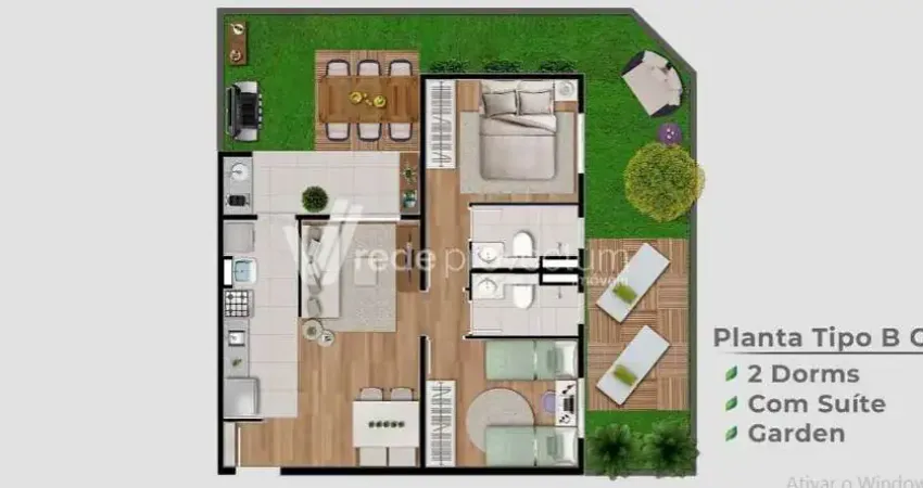 Apartamento com 2 quartos à venda na Giácomo Trento, Vila Moletta, Valinhos