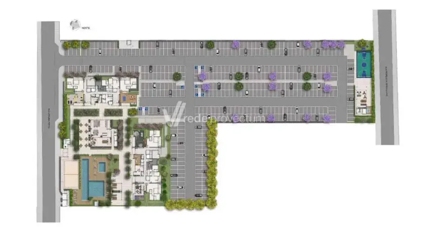 Apartamento com 2 quartos à venda na Rodovia Professor Zeferino Vaz, 672, Santa Terezinha, Paulínia