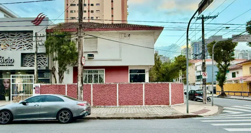 Casa comercial com 2 salas para alugar na Rua Oswaldo Cochrane, 164, Embaré, Santos