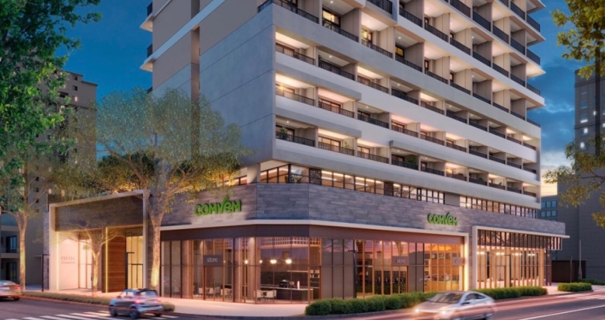 Metro Brooklin - Apartamento 50m2 com pé direito de 3.90m Com Mezanino