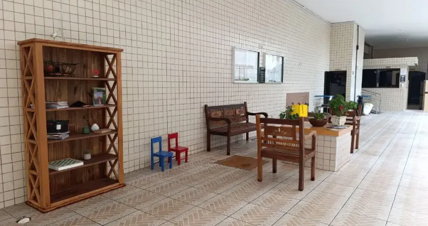 1 dormitorio, elevador, garagem, salão de festas, na quadra da praia, 40m2