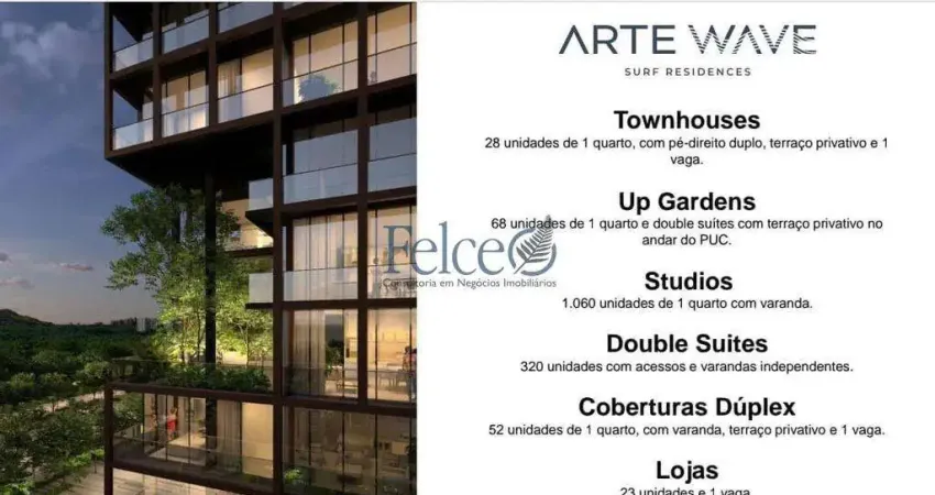 Studios c/ piscina de Surf indoor no Rio ( Barra da Tijuca)