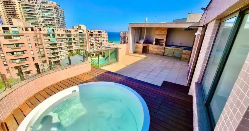 Cobertura à venda em Rio de Janeiro, Barra da Tijuca, com 3 suítes, com 200 m², Ocean Drive