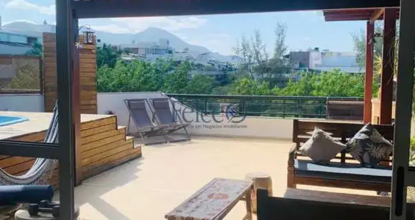 ÓTIMA COBERTURA LINEAR, VISTA INDEVASSÁVEL, À VENDA NO RECREIO!