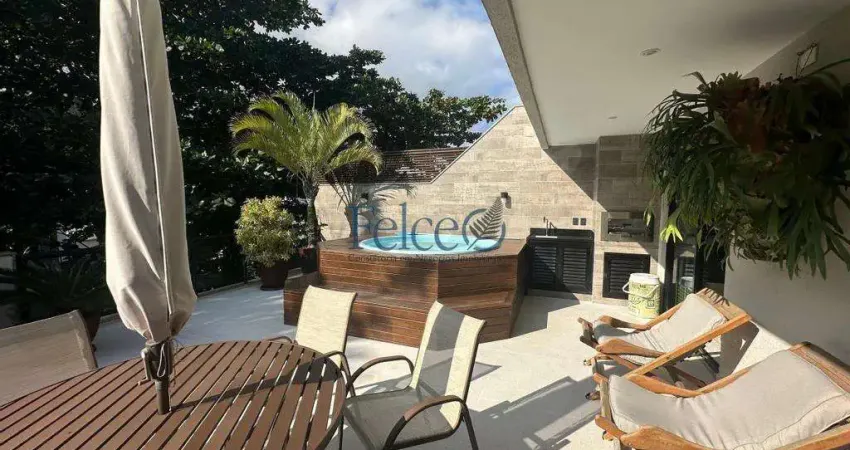 Cobertura duplex reformada, sol da manhã - com 4 suítes
