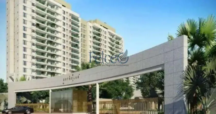 Venda ou Locação Apartamento 3 quartos Andar alto , Vista para área de lazer , Sol passante. Condominio Estrelas Full