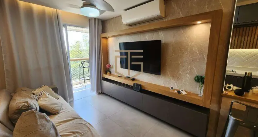 Apartamento à venda em Paulínia, Balneário Tropical, com 3 quartos, com 80 m²