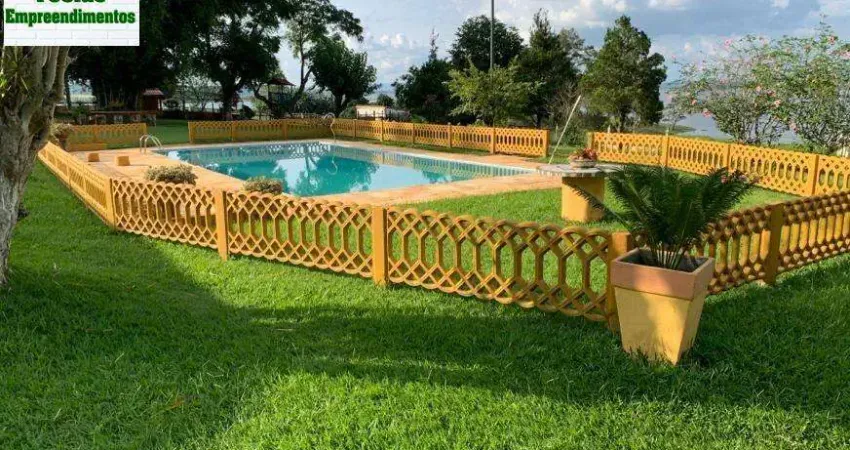 Chácara com 4 dormitórios à venda, 24200 m² fundo com a represa taiaçupeba por r$ 3.000.000 - chácaras duchen - suzano/sp