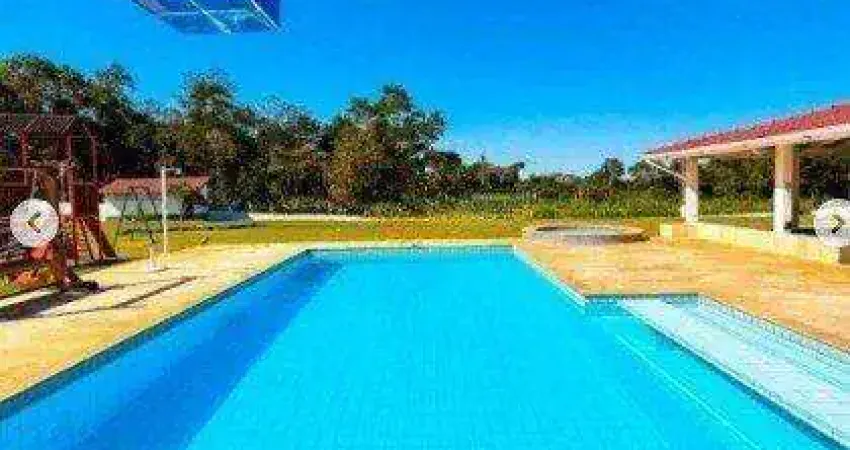 Chácara com 8 dormitórios à venda, 24.2000 m² por r$ 12.000.000 - cerejeira - guararema/sp