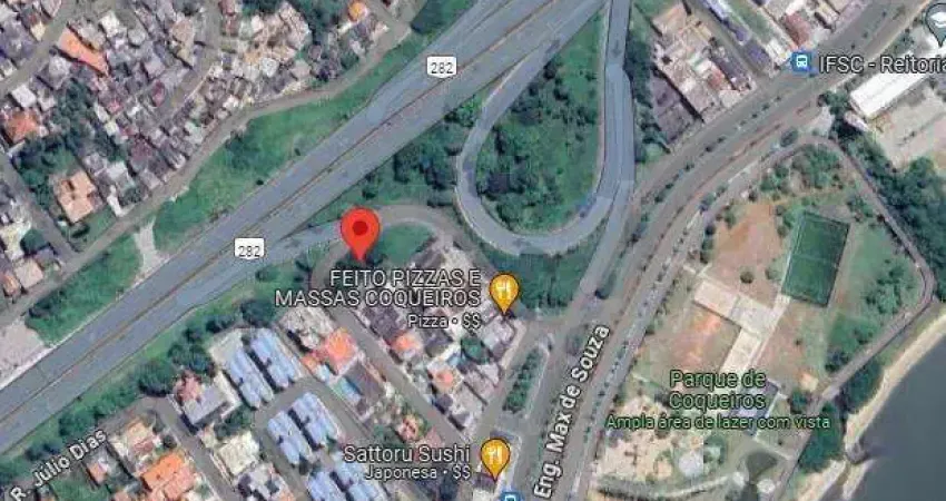 Terreno à venda, 508 m² por r$ 800.000,00 - coqueiros - florianópolis/sc