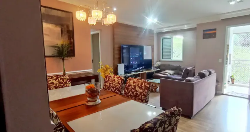 Apartamento Mobiliado com Varanda Gourmet e Sala Ampliada à Venda no Parque Barueri – 3 Dorms (1 Suíte), 74m²